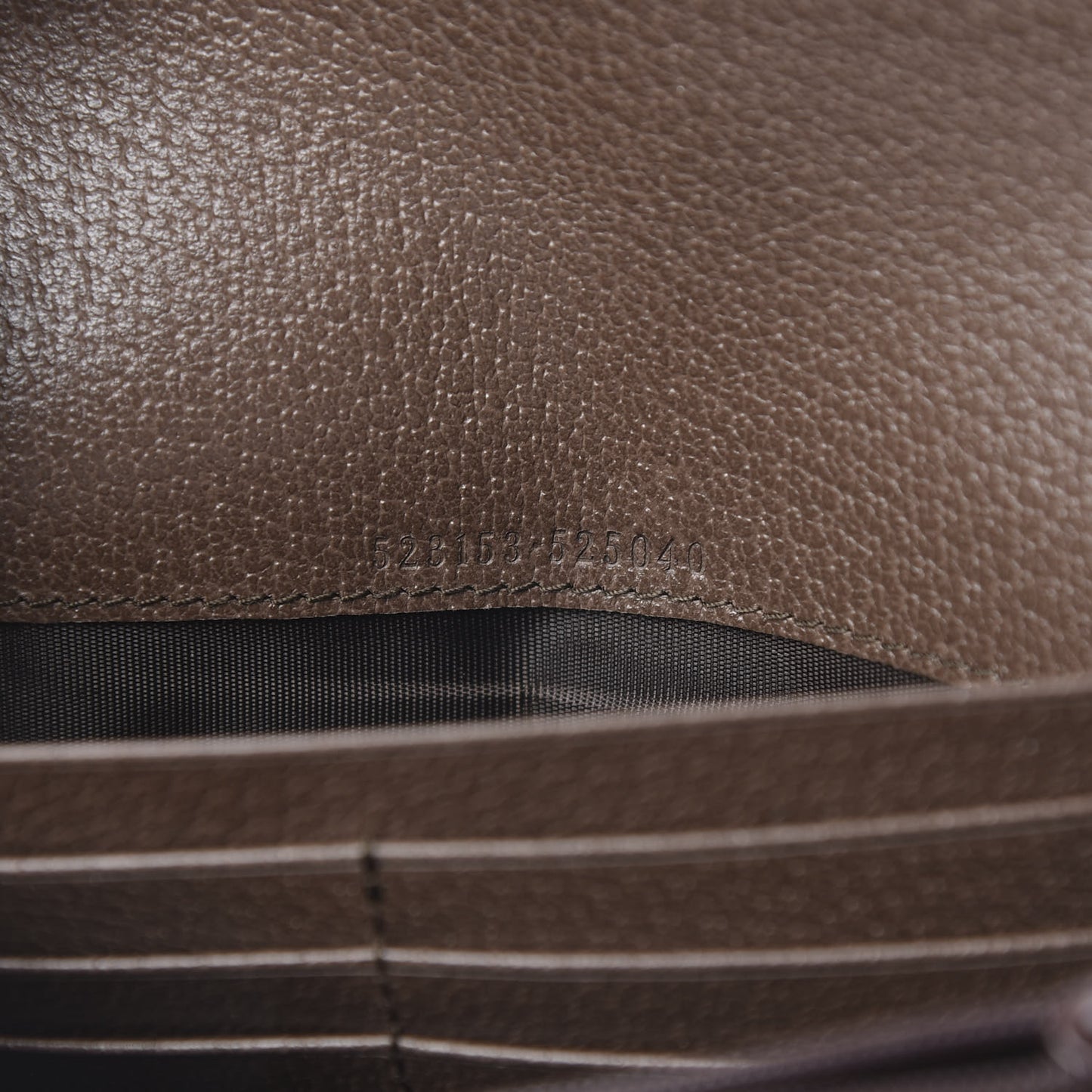 GG Supreme Monogram Web Ophidia Continental Wallet Brown
