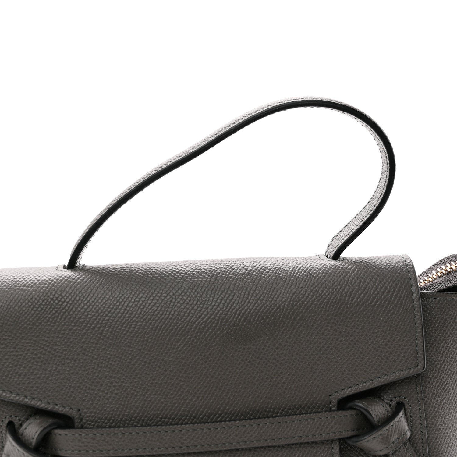 Celine Grained Calfskin Nano Belt Bag Grey 12 of 12