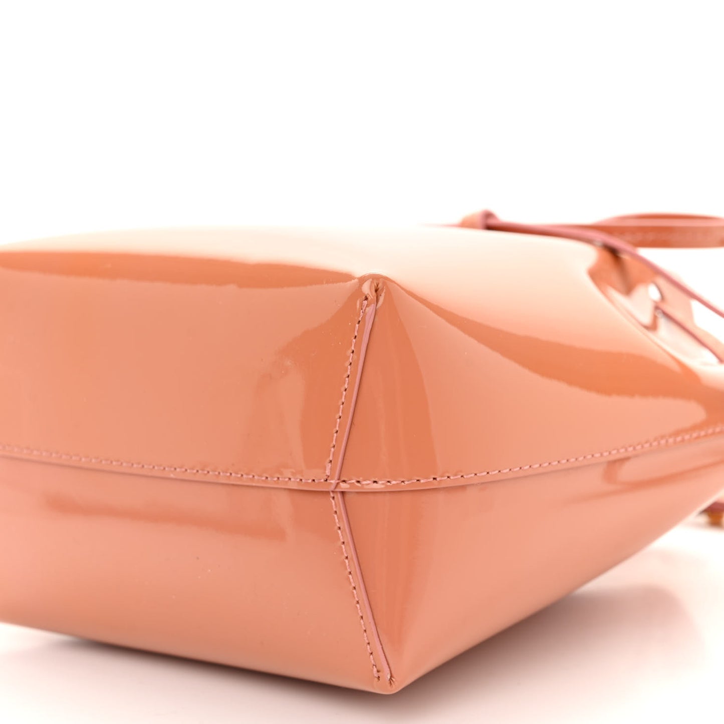Patent Calfskin Mini Mini Bucket Blush