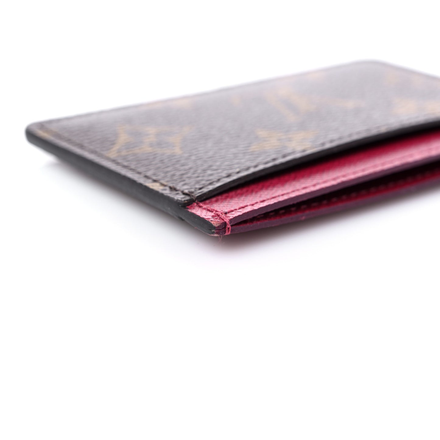 Monogram Card Holder Fuschia