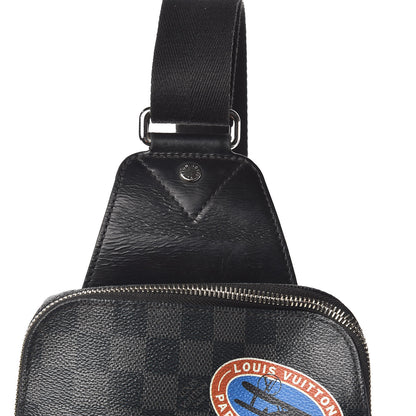 Louis Vuitton Damier Graphite LV League Avenue Sling Backpack 9 of 10