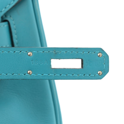 Hermes Swift Birkin 40 Turquoise 7 of 16