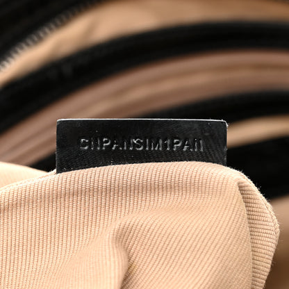 Burberry Patent Trim Nova Check Shopper Tote Black 8 of 21