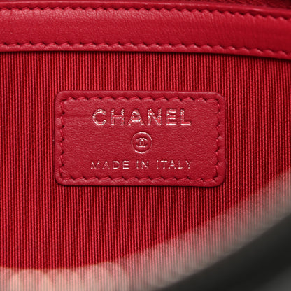 Chanel Aged Calfskin Quilted Medium Gabrielle Cosmetic Case Black 6 of 9