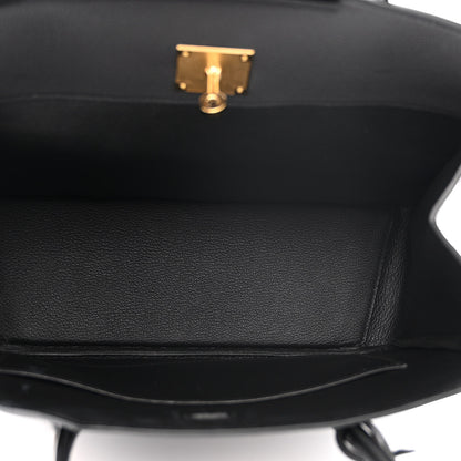 Hermes Togo Swift Birkin En Desordre Sellier 30 Black 5 of 12