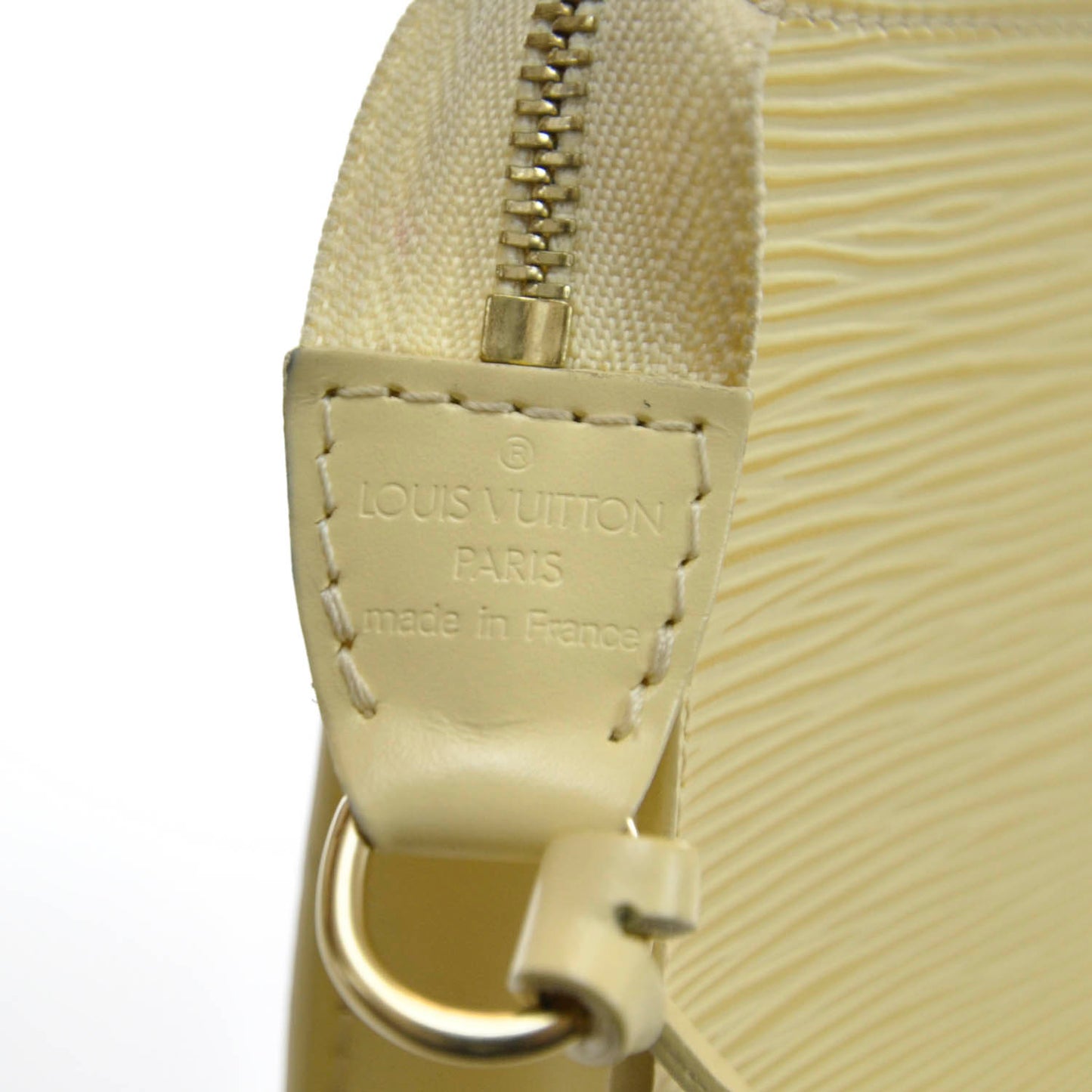 Epi Pochette Accessories 24 Bag Vanilla