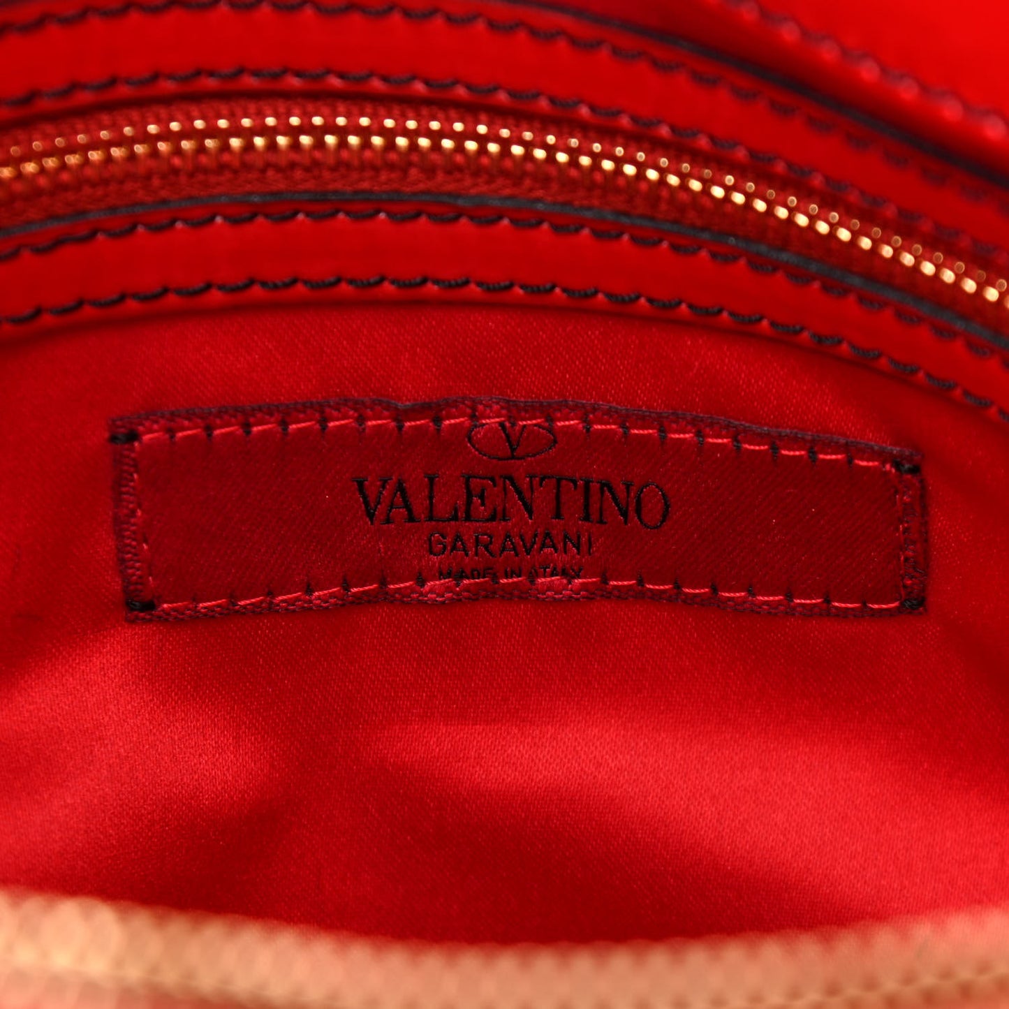 Patent Lacca Nuage Bow Hobo Red