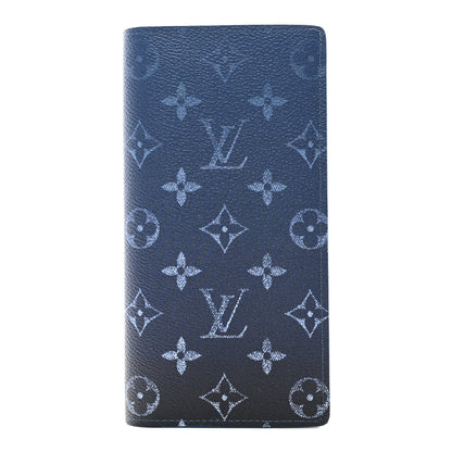 Louis Vuitton Monogram Gradient Brazza Wallet Navy Blue 1 of 8