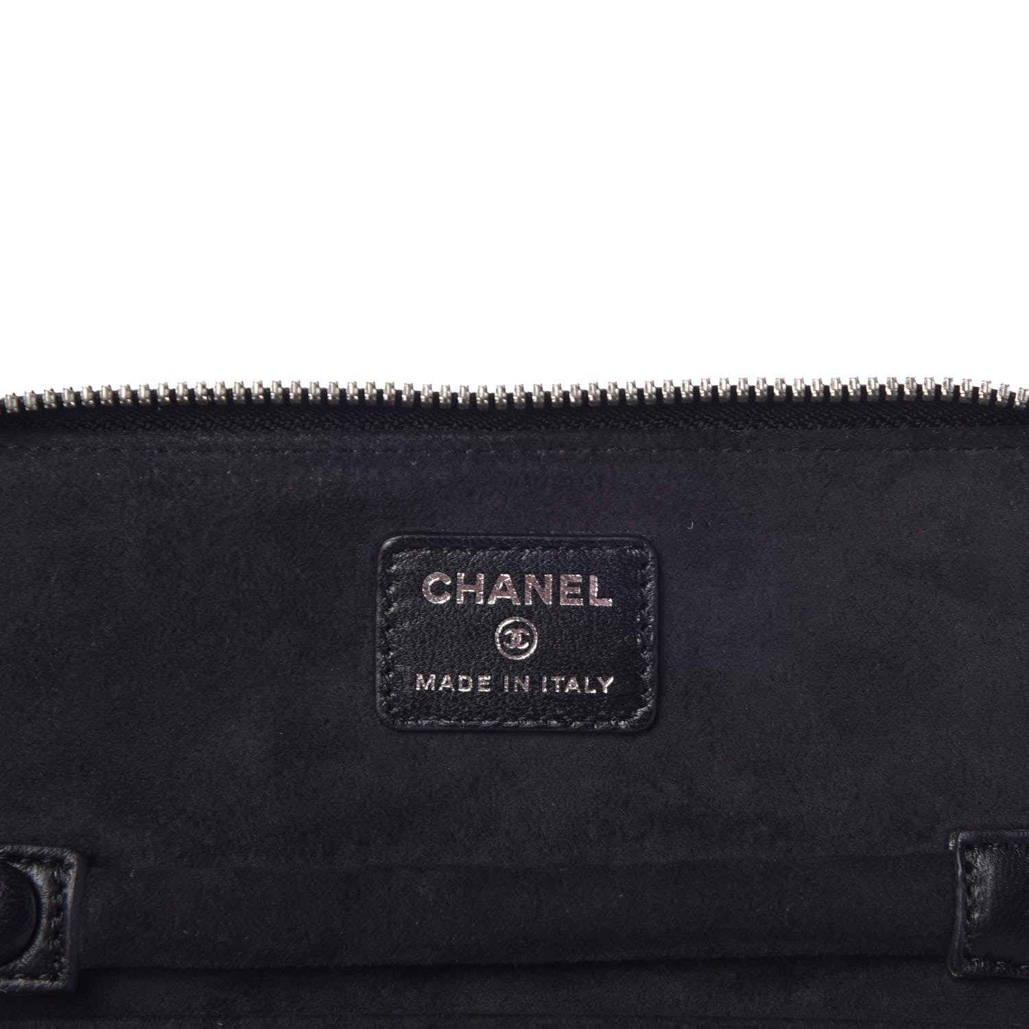 Chanel Lambskin Quilted Jewelry Case Black 6 of 9