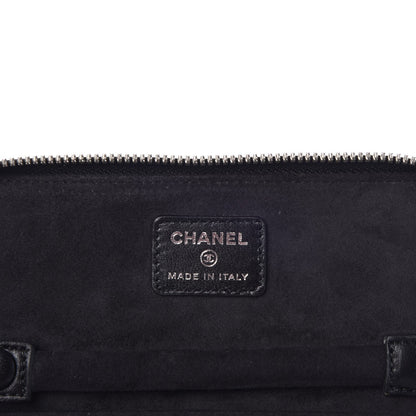 Chanel Lambskin Quilted Jewelry Case Black 6 of 9