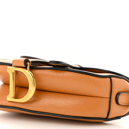 Christian Dior Goatskin Micro Saddle Bag Camello 10 of 10