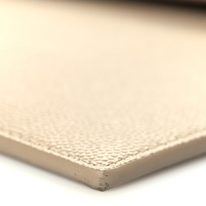 Saint Laurent Grain De Poudre Uptown Pouch Dark Beige 10 of 11