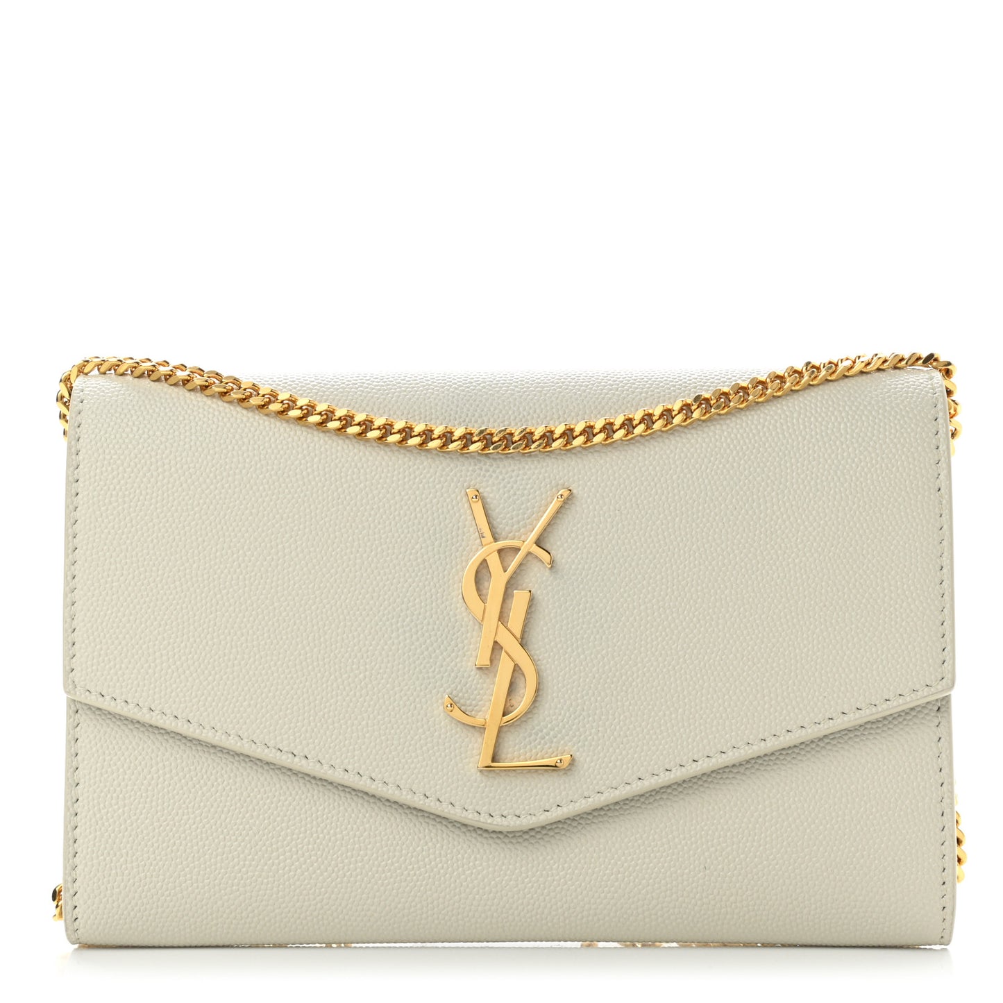 Grain De Poudre Monogram Uptown Chain Wallet Crema Soft