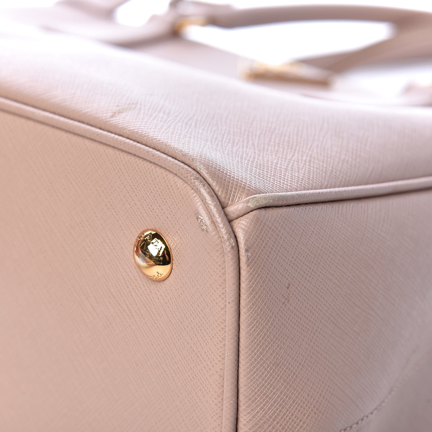 Prada Saffiano Lux Medium Tote Cammeo 14 of 17