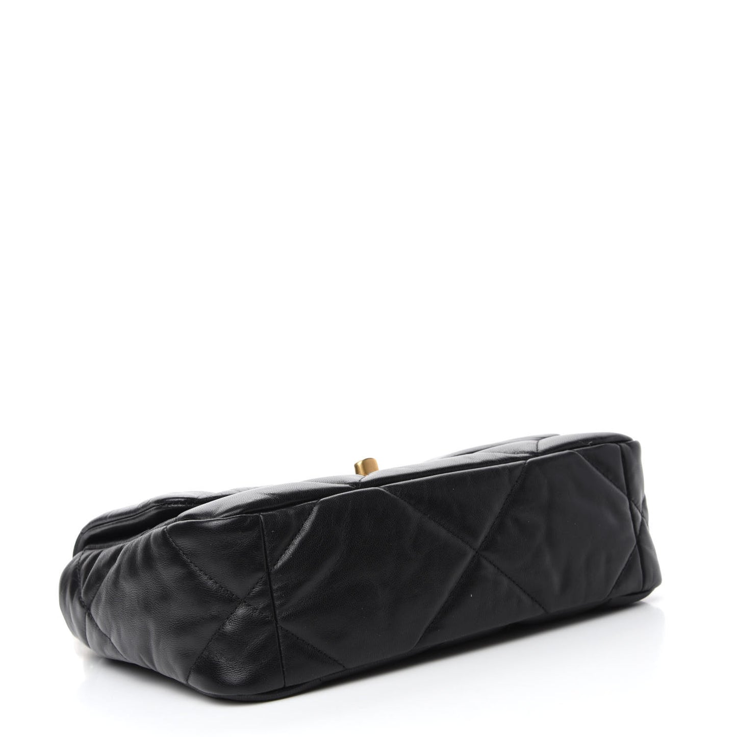 Goatskin Quilted Medium Chanel 19 Flap Black