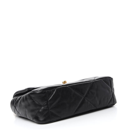 Chanel Goatskin Quilted Medium Chanel 19 Flap Black 4 of 11