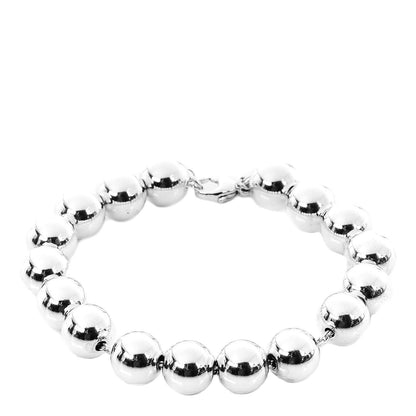 Tiffany Sterling Silver 10mm HardWear Ball Bracelet 1 of 5