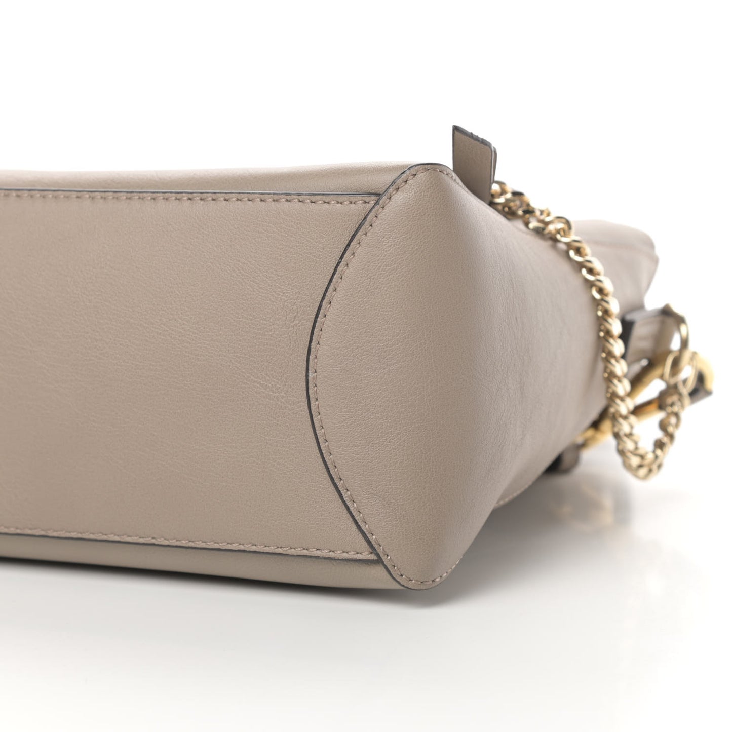 Calfskin Small Faye Day Shoulder Bag Motty Grey
