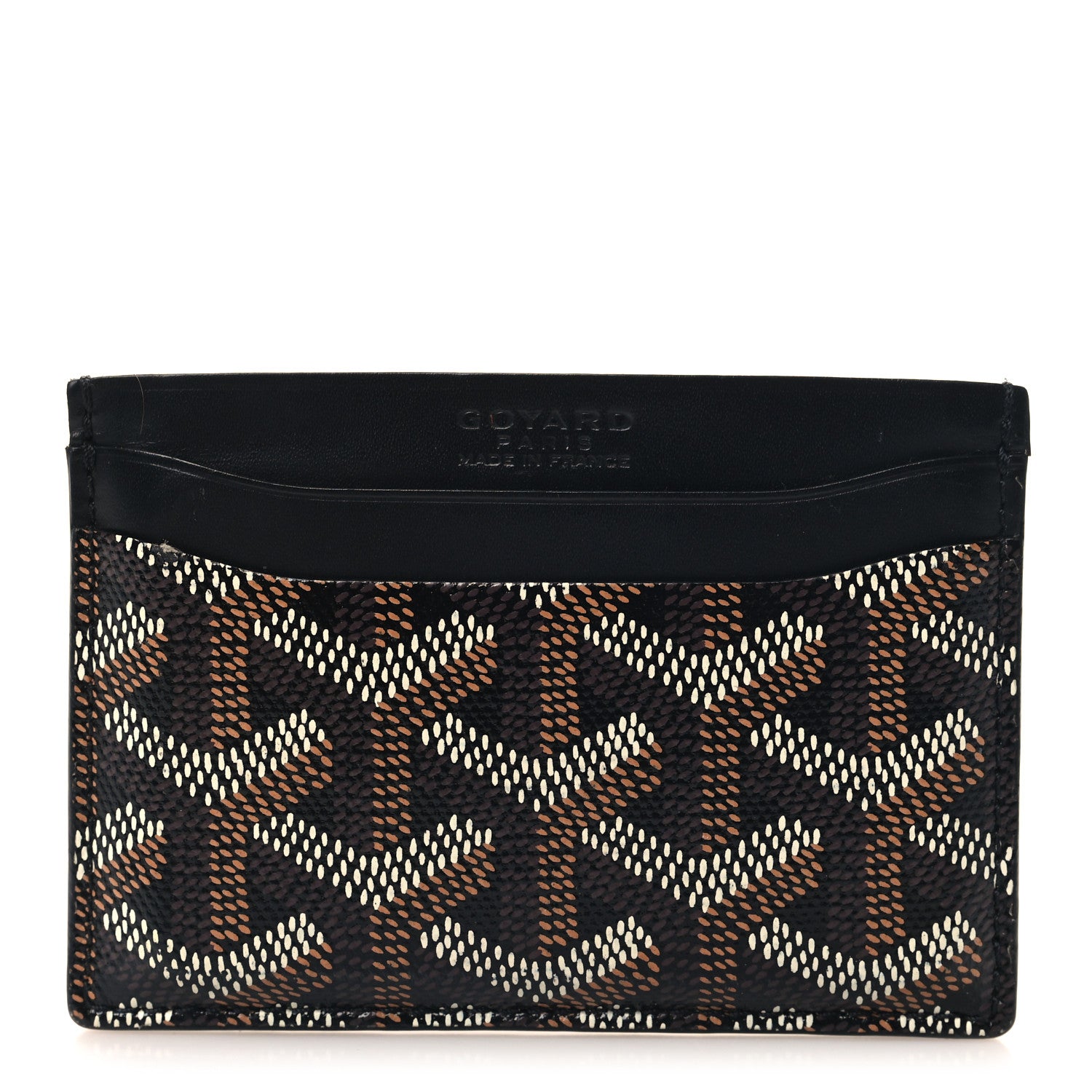 Goyard Goyardine Saint Sulpice Card Holder Black 1 of 6