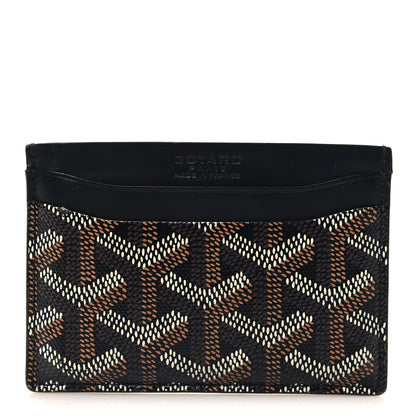 Goyard Goyardine Saint Sulpice Card Holder Black 1 of 6