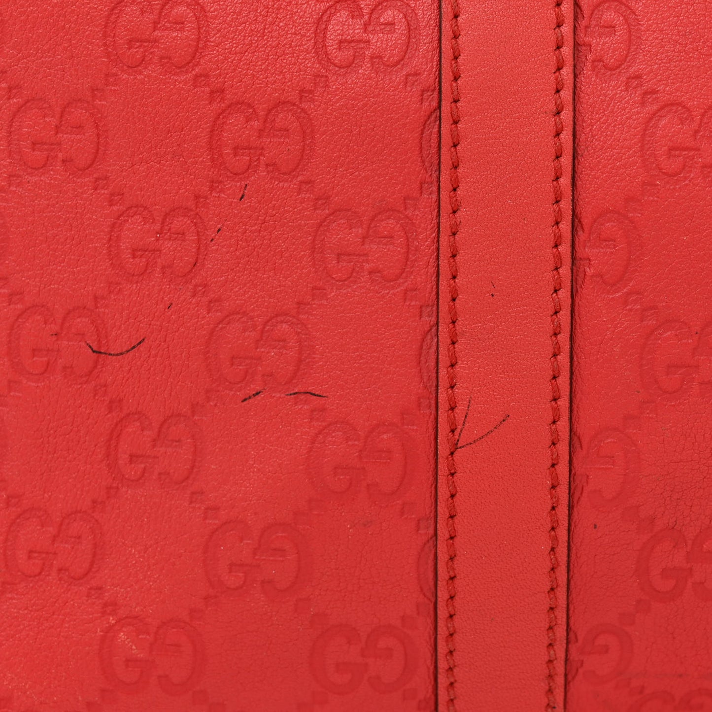 Guccissima Vitello Tender Medium Joy Boston Sporting Red