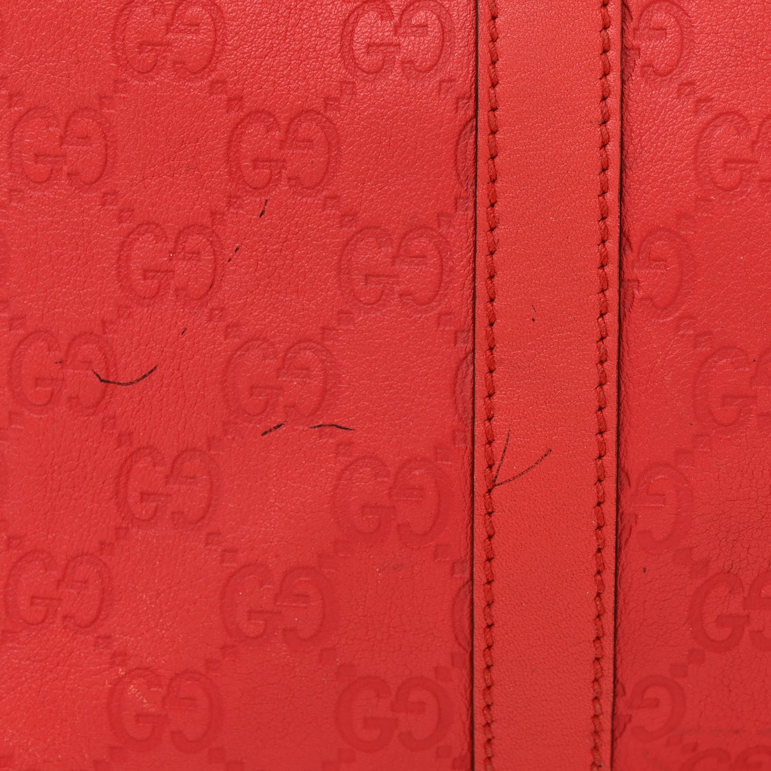 Gucci Guccissima Vitello Tender Medium Joy Boston Sporting Red 14 of 16