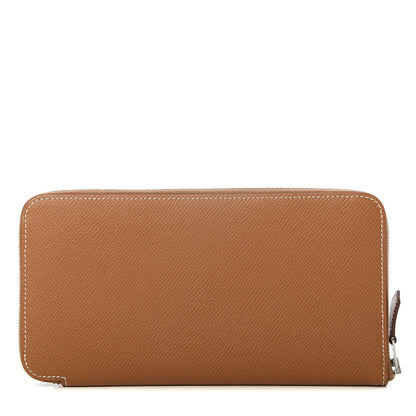 Hermes Epsom Silk'In Wallet Gold Jaune De Naples 1 of 7
