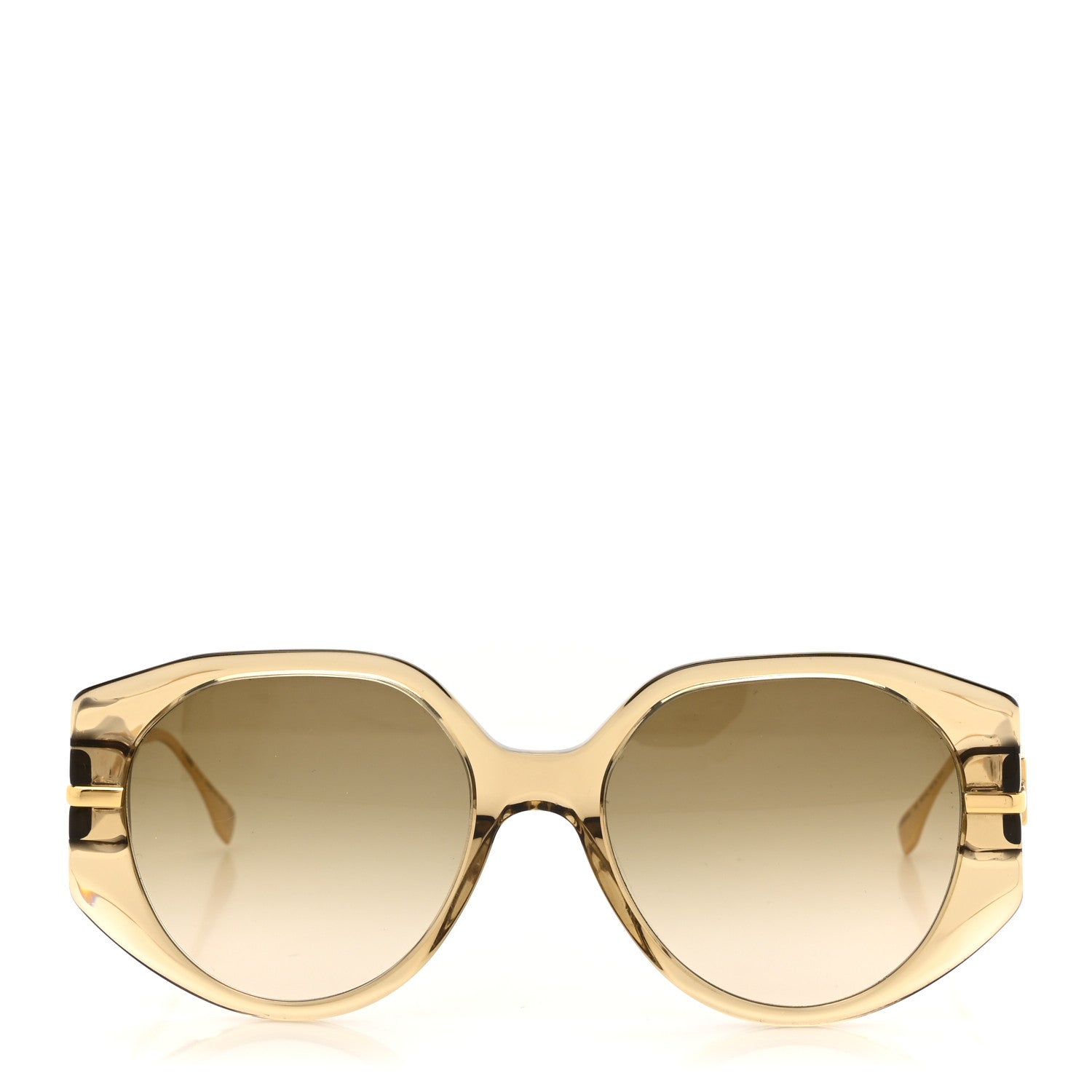Fendi Acetate Fendigraphy Sunglasses FE40083U Gold 2 of 6