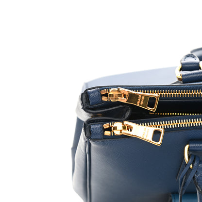 Prada Saffiano Lux Galleria Front Pocket Tote Bluette Cobalto 14 of 17