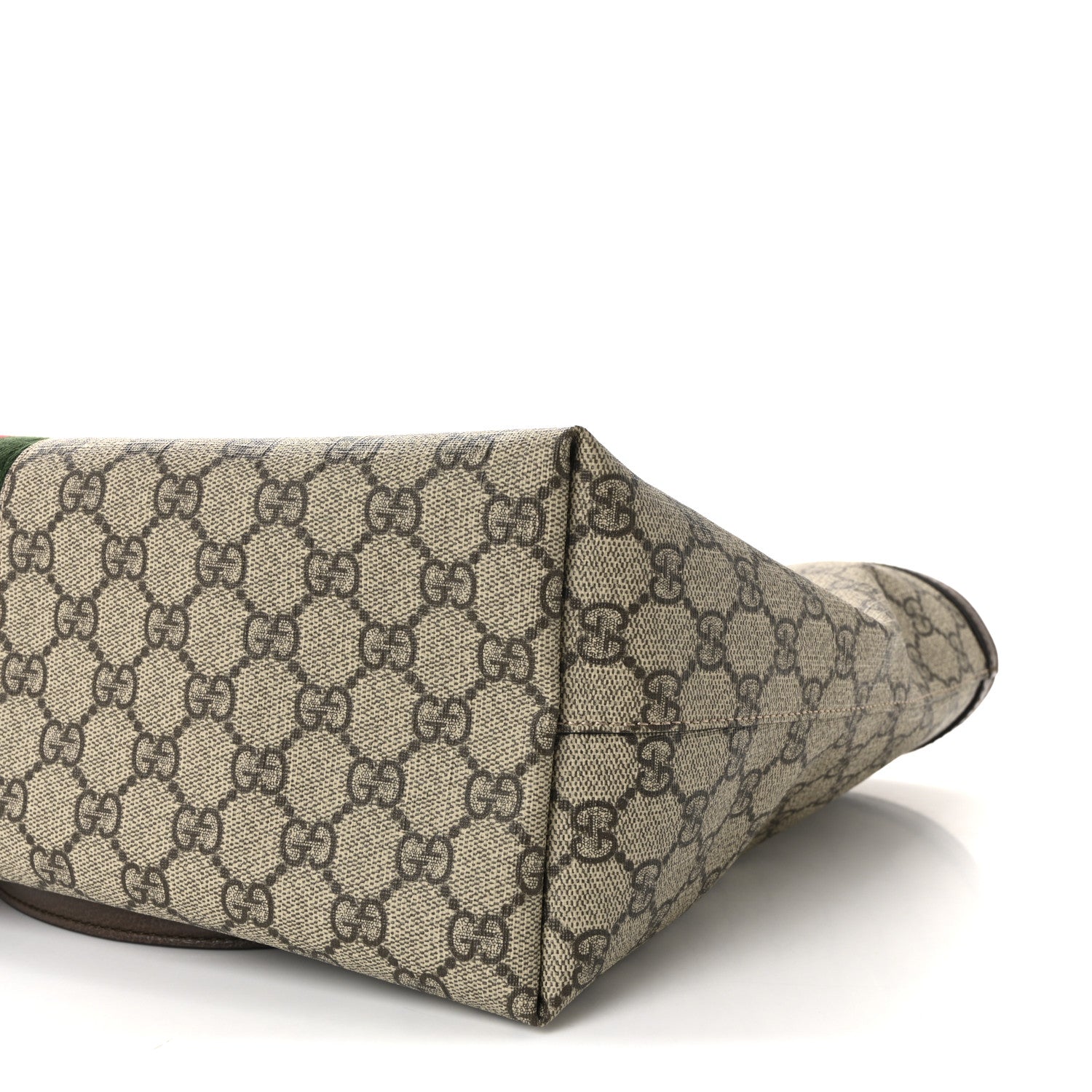 Gucci GG Supreme Monogram Medium Ophidia Shopping Tote Brown 10 of 11