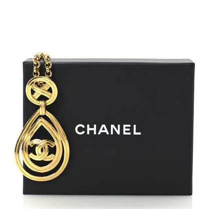 Chanel CC Pendant Necklace Gold 5 of 5