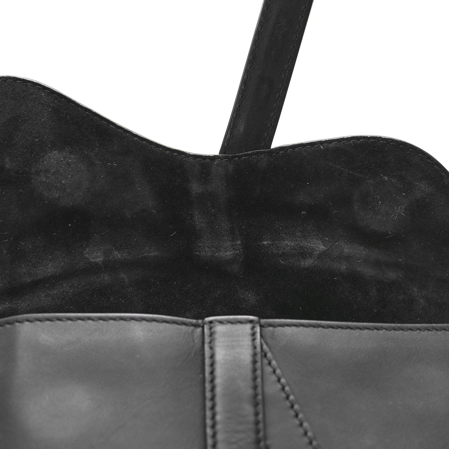 Christian Dior Ultra Matte Calfskin Saddle Belt Bag Black 9 of 10