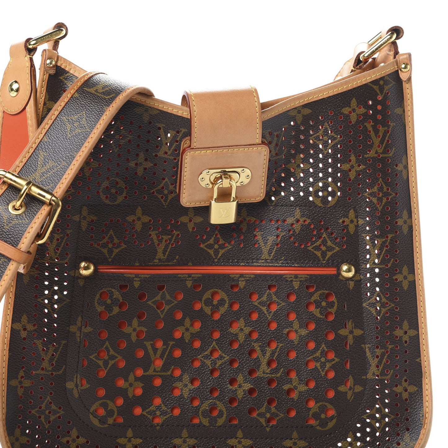 Monogram Perforated Musette Orange