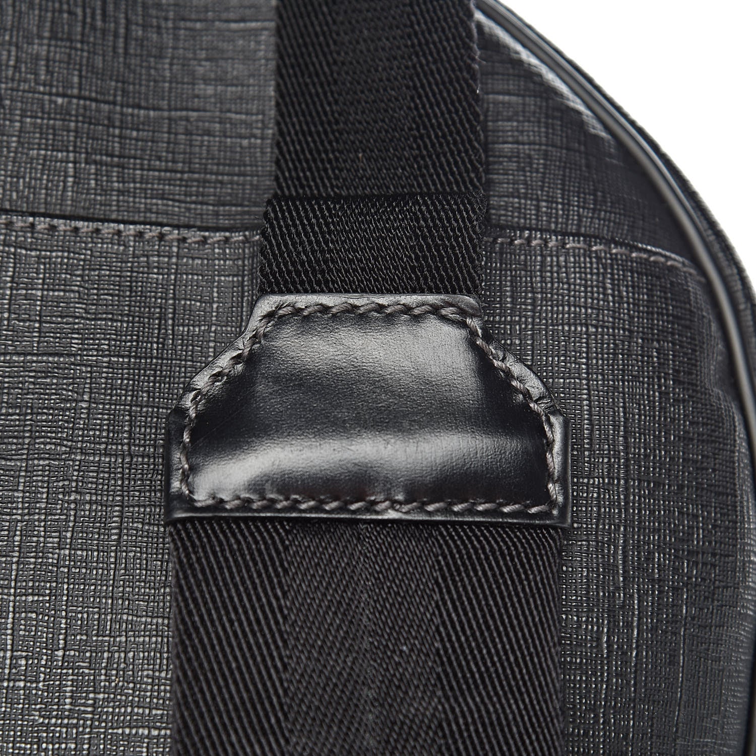 Gucci Coated Canvas Interlocking G Travel Backpack Black 12 of 15