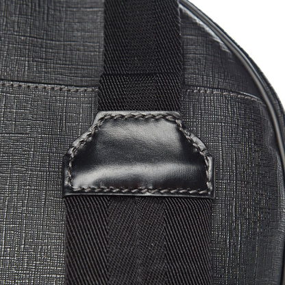 Gucci Coated Canvas Interlocking G Travel Backpack Black 12 of 15