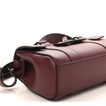 Mulberry Small Classic Grain Mini Bayswater Black Cherry 8 of 9