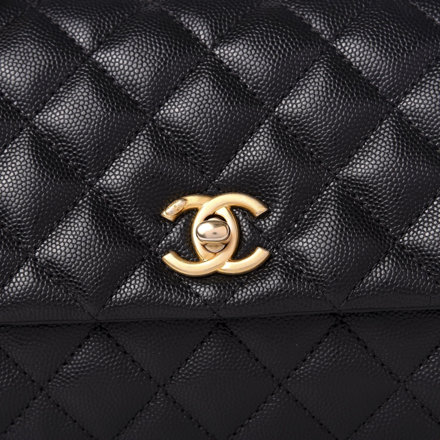 Chanel Caviar Quilted Mini Coco Handle Flap Black 8 of 8