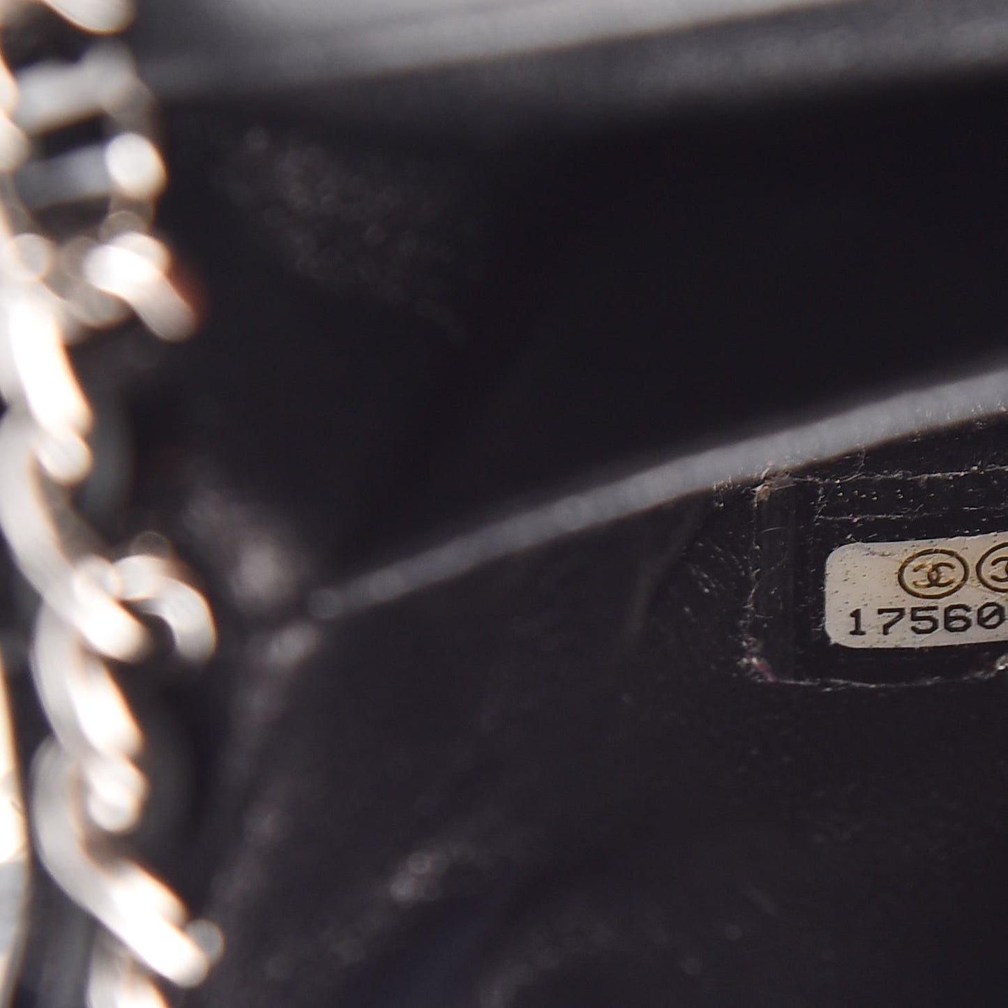 Patent Calfskin Quilted Extra Mini Rectangular Flap Black