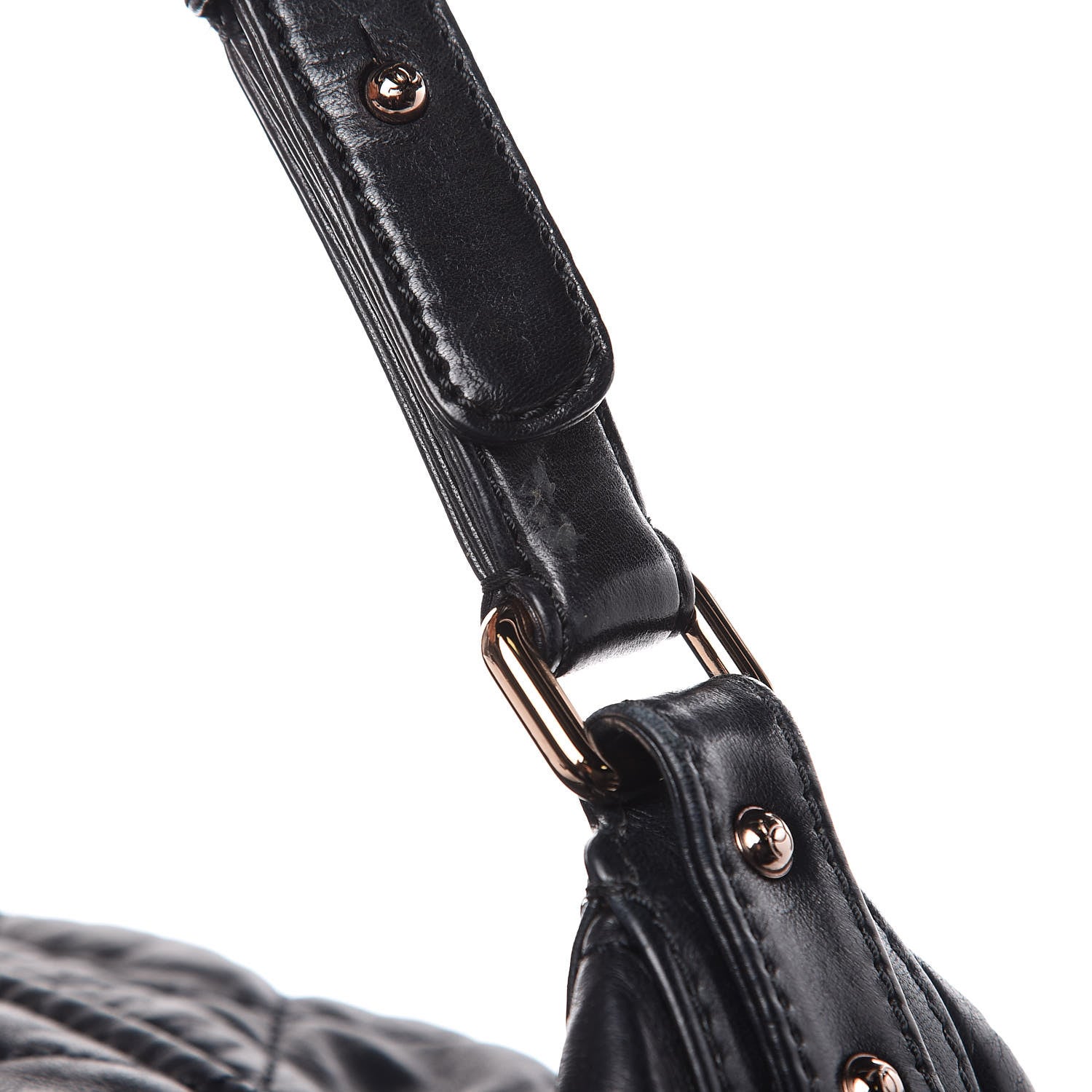Chanel Lambskin Quilted Cloudy Bundle Hobo Black 15 of 17