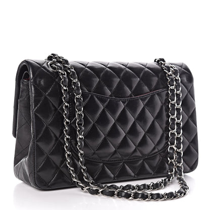 Chanel Lambskin Quilted Medium Double Flap Black 3 of 13