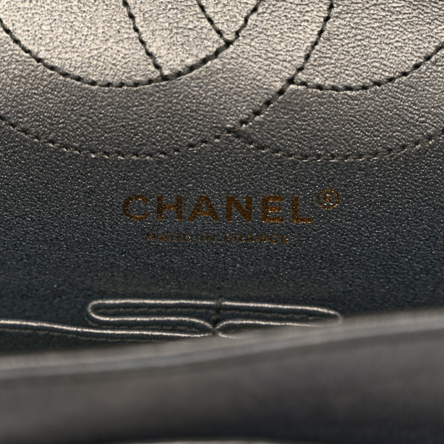 Chanel Metallic Calfskin Quilted 2.55 Reissue 225 Flap Charcoal 11 of 19