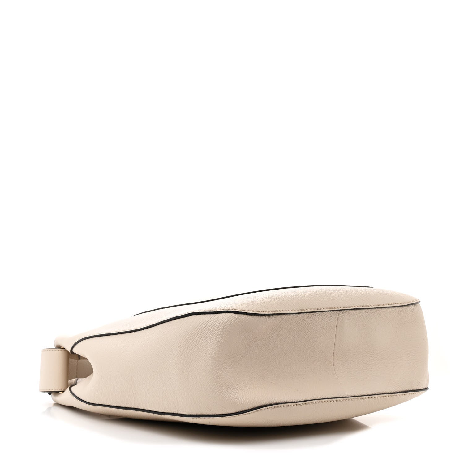 Burberry Grainy Calfskin Small Elmstone Hobo Limestone 4 of 13