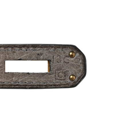 Hermes Ostrich Kelly Sellier 28 Mousse 7 of 18