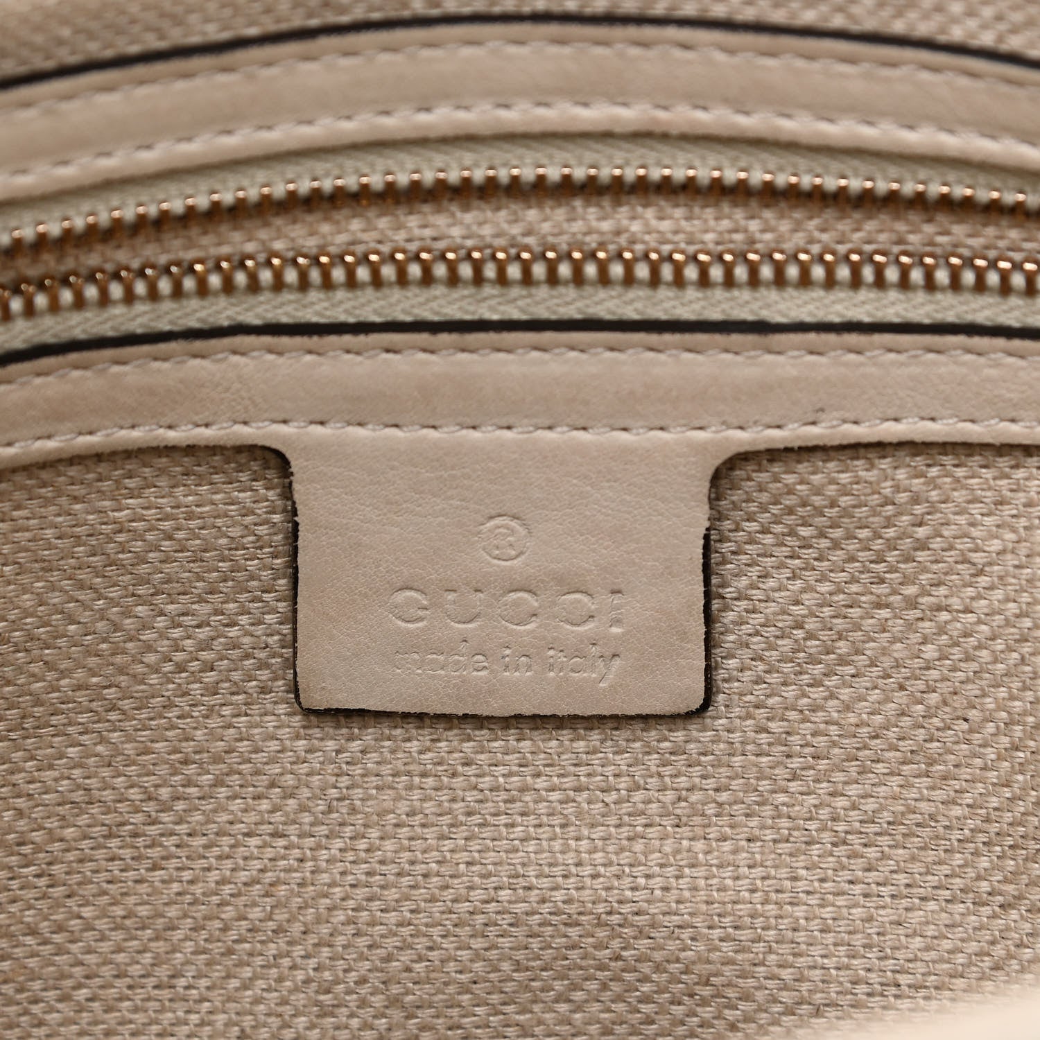 Gucci Calfskin Handmade Medium Flap Shoulder Bag Off White 6 of 14