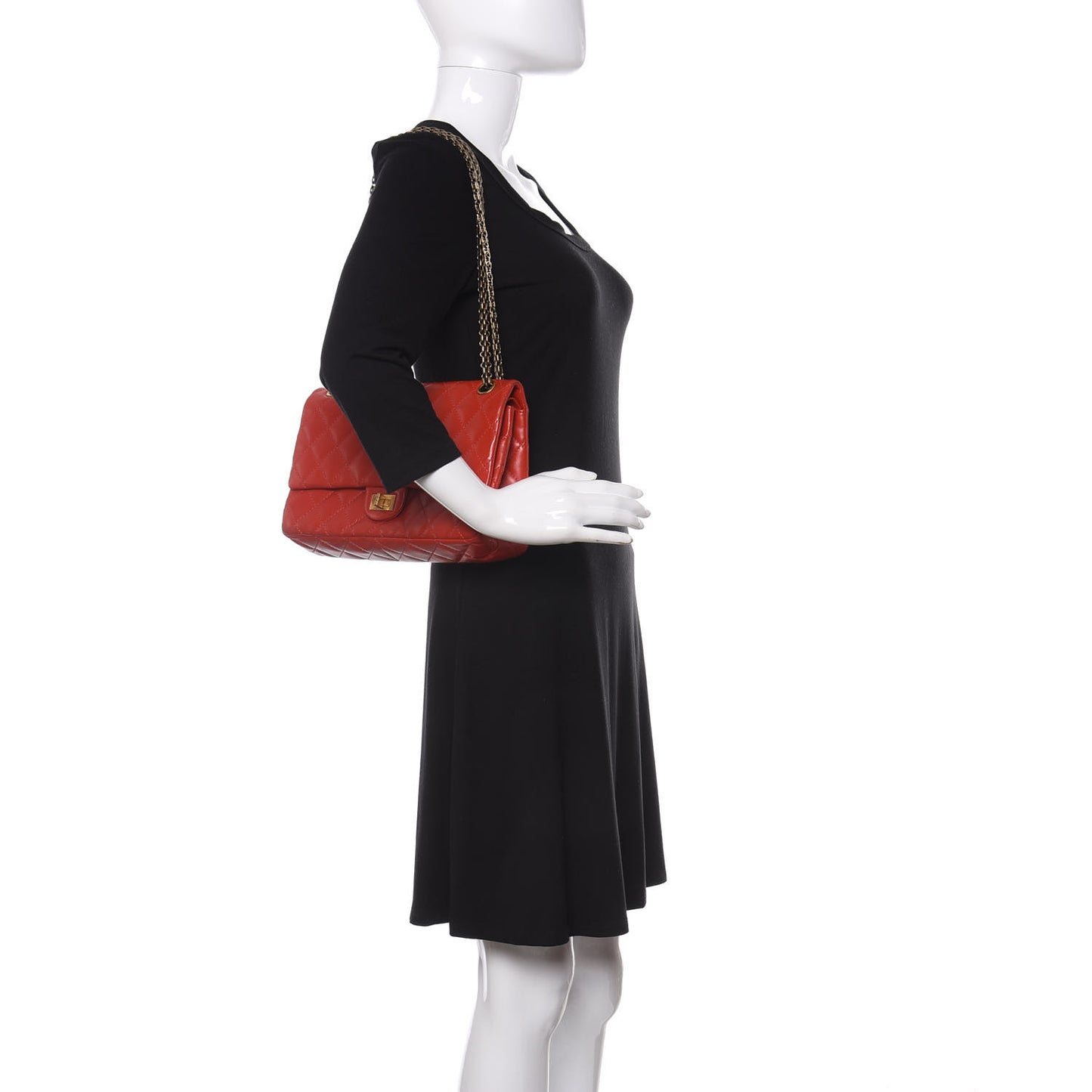 Lambskin Quilted 2.55 Reissue 226 Flap Red