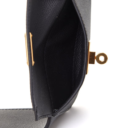 Hermes Swift Epsom Pocket Kelly Shoulder Strap Black 3 of 7