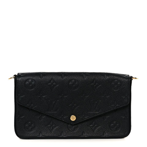 Empreinte Pochette Felicie Chain Wallet Black
