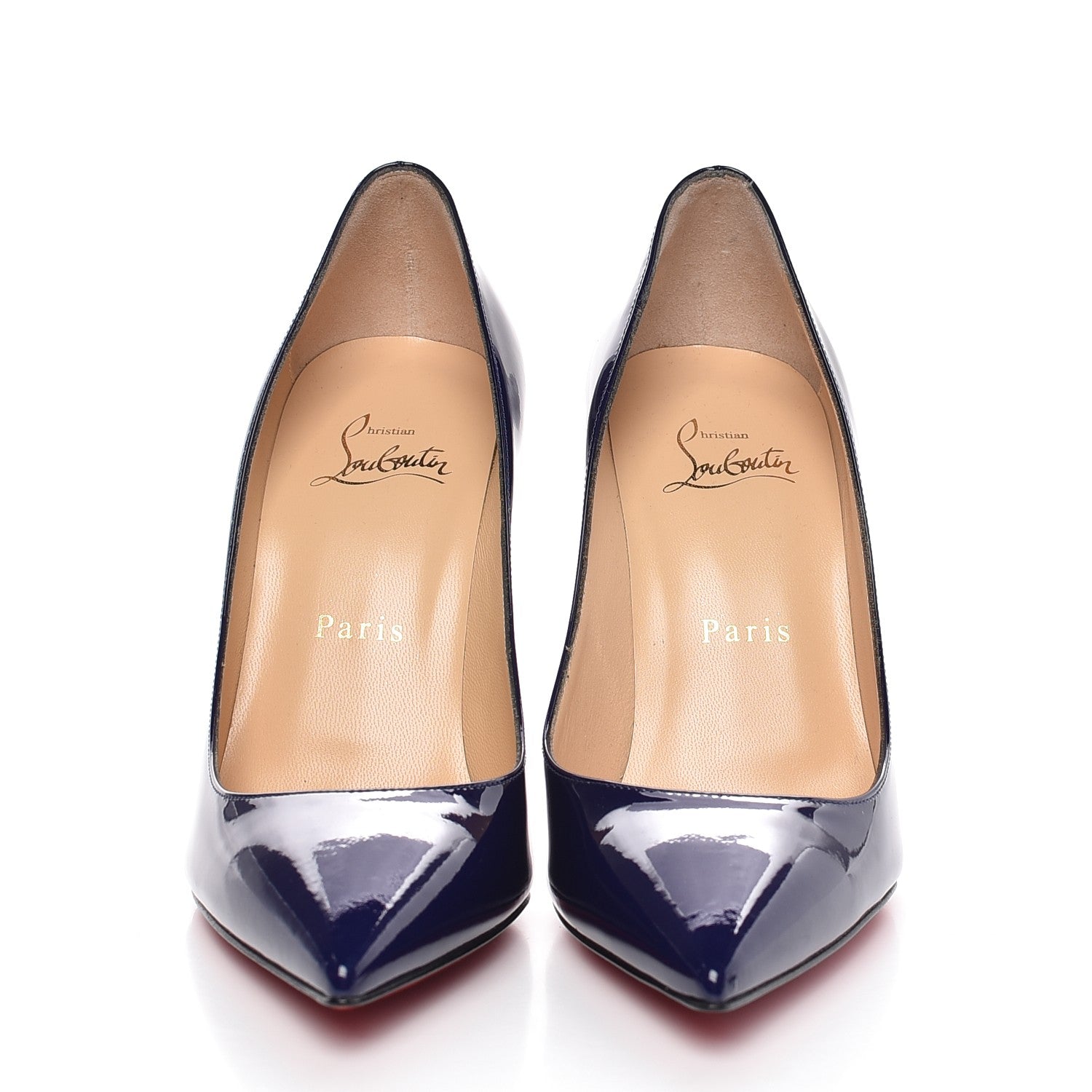 Christian Louboutin Patent So Kate 100 Pumps 36.5 China Blue 2 of 7