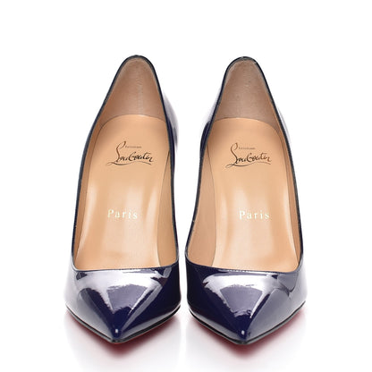 Christian Louboutin Patent So Kate 100 Pumps 36.5 China Blue 2 of 7