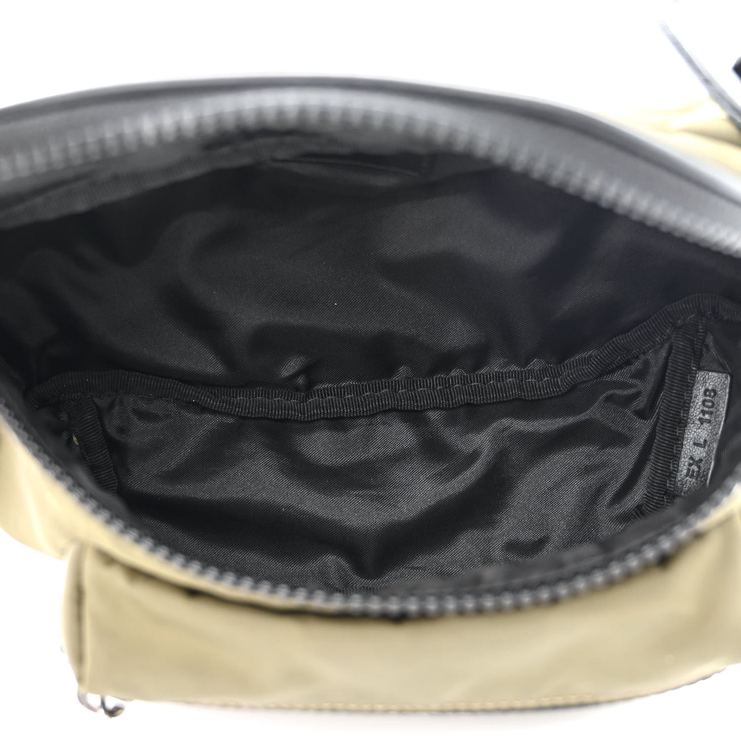 Nylon Logo Belt Bag Khaki